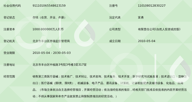 北京华信佳音医疗科技发展有限责任公司